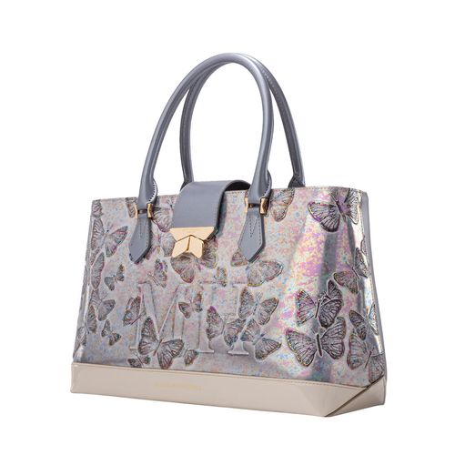 Tote Carlota Gris Mariposas