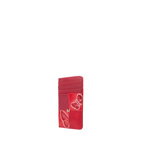 Tarjetero 8 Tarjetas Con Zip Rojo Cruz Mixtura