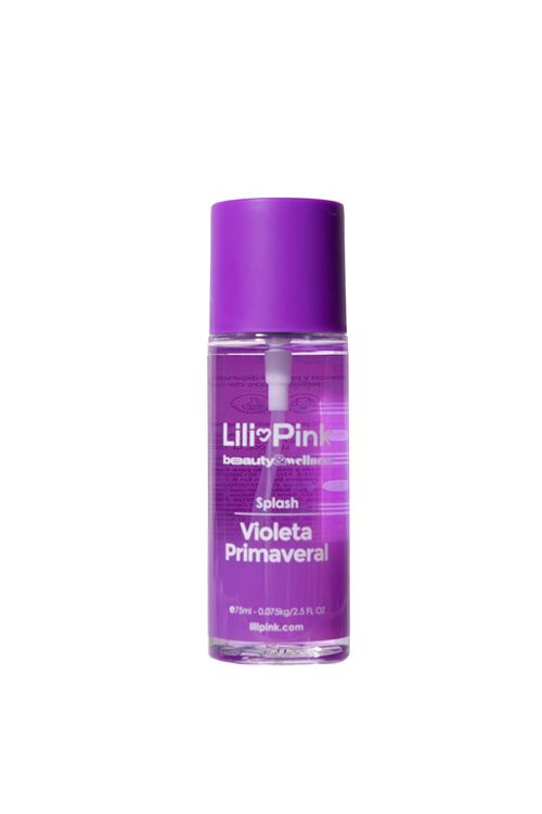Splash corporal violeta primaveral de 75 ml