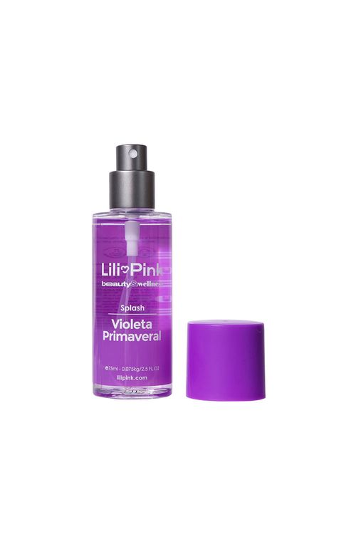 Splash corporal violeta primaveral de 75 ml