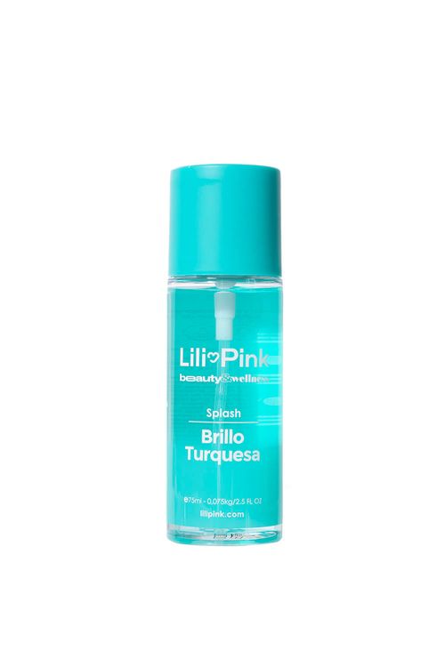 Splash corporal brillo turquesa de 75 ml