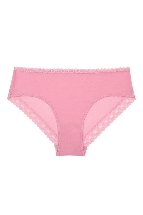 Panty tipo hipster en malla paquete x2