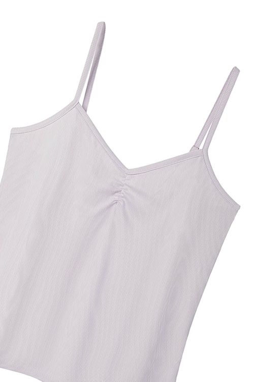 Conjunto pijama con textura acanalada de 2 piezas.