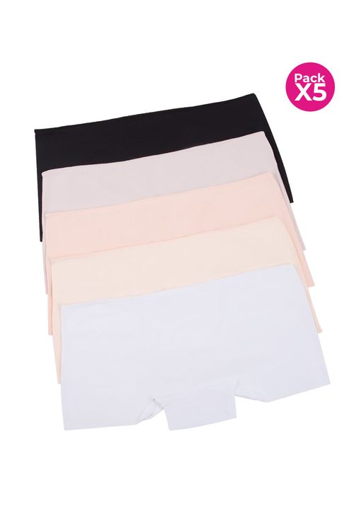 Boxer paquete x5 invisible
