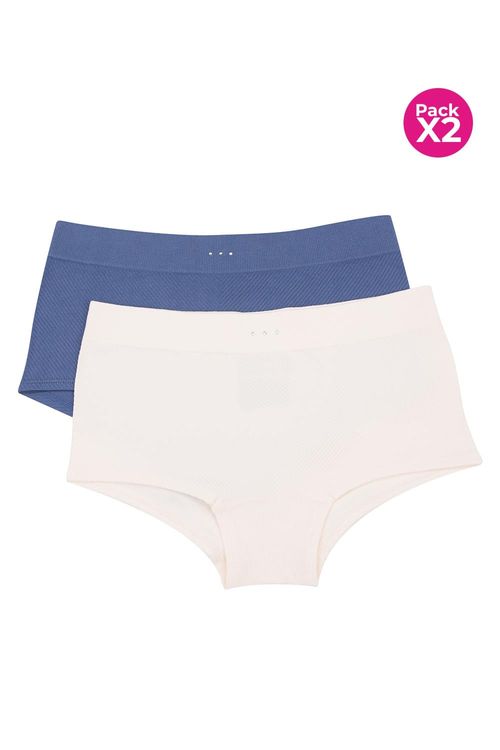 Hipster paquete x2 tipo seamless sin costuras
