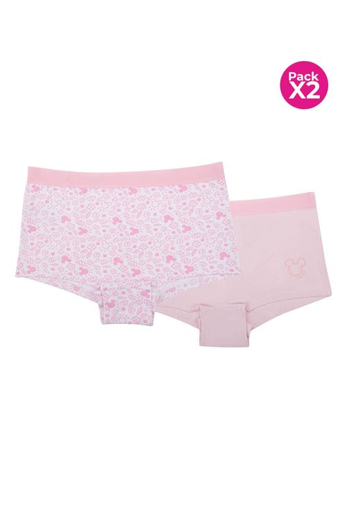 Boxer para adolecentes coleccion Minnie paquete x2