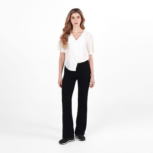 Blusa con Textura Manga Corta