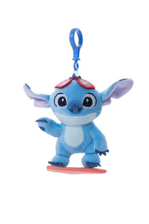 Llavero de peluche stitch surf