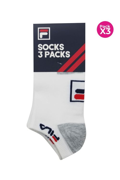 Medias para hombre talonera x3 marca fila