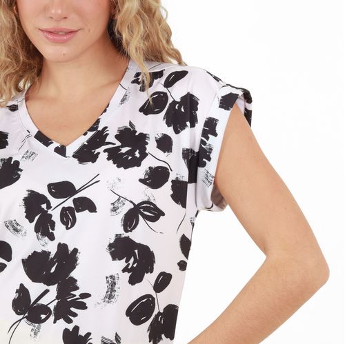 Camiseta Cuello V Manga Corta