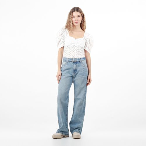 Jean Tiro Alto Bota Flare