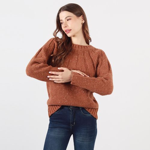 Sweater Cuello Redondo Manga Larga