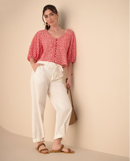 Pantalón de bota recta para mujer