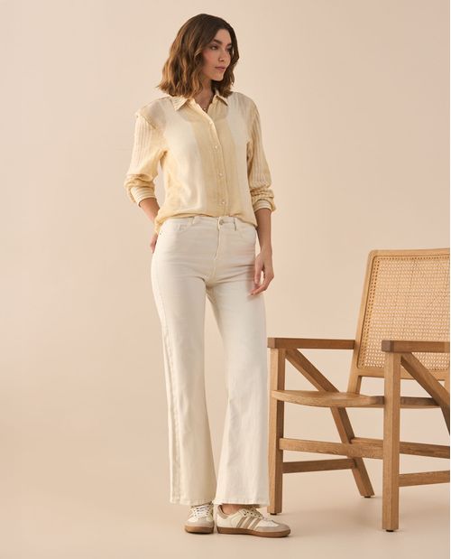 Jean Wide Leg de bota amplia para mujer