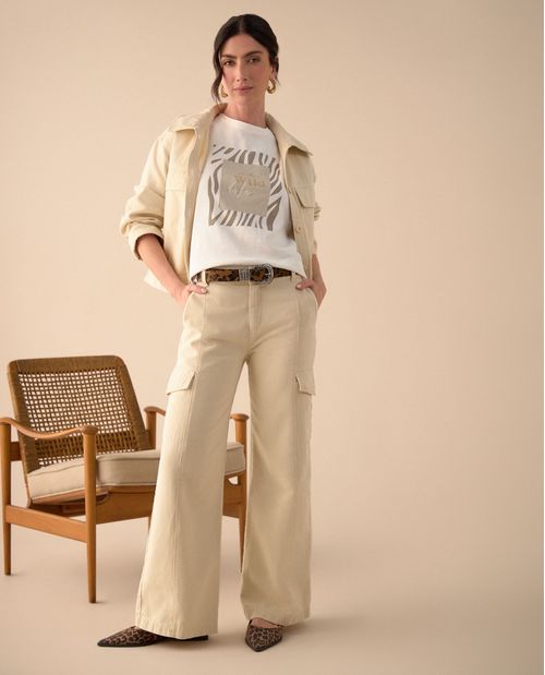 Pantalón tipo cargo para mujer