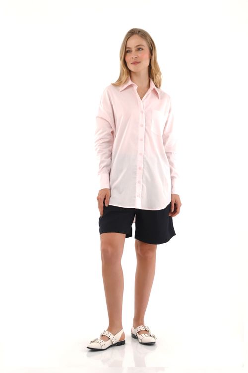 Camisa Boyfriend Haven Rosado