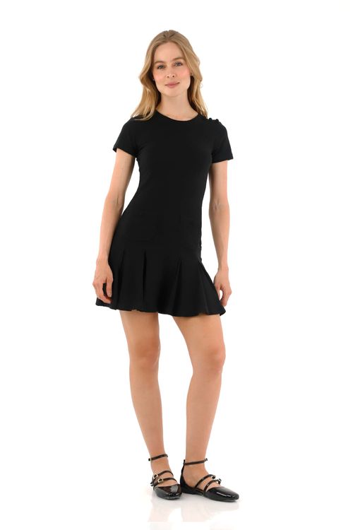 Vestido Corto Amelie Negro