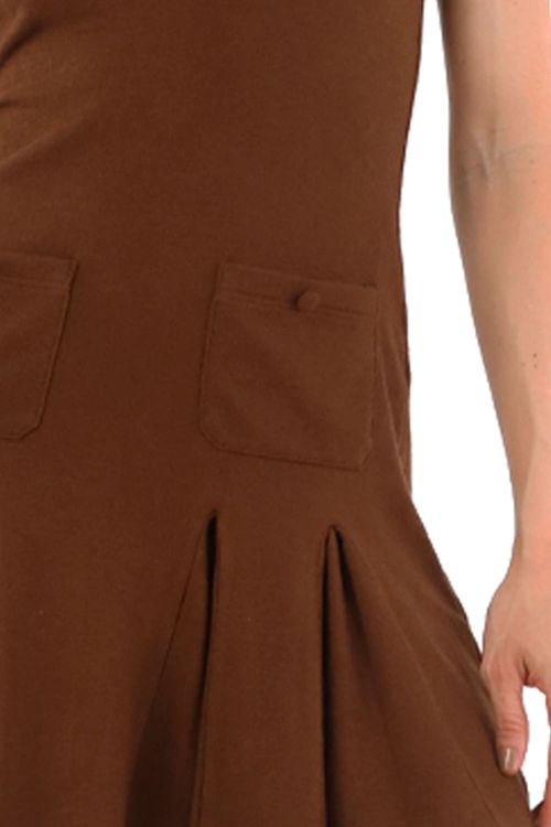 Vestido Corto Amelie Cafe