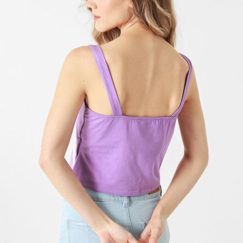 Camiseta Cuello Redondo Manga Tiras