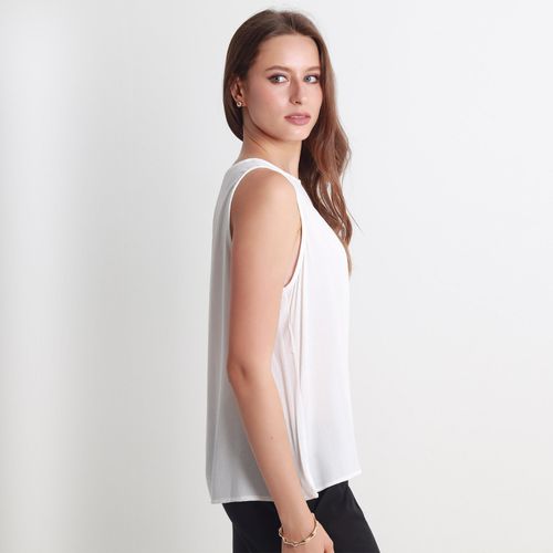 Blusa Cuello Redondo Manga Sisa