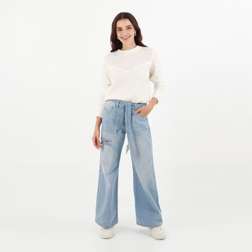 Jean Tiro Alto Bota Flare