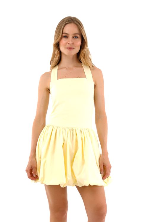 Vestido Corto Miuccia Amarillo