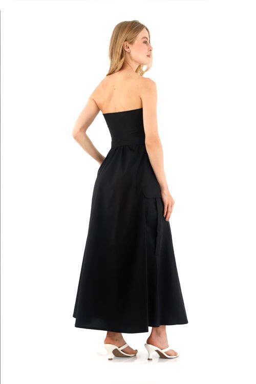 Vestido Largo Tera Negro