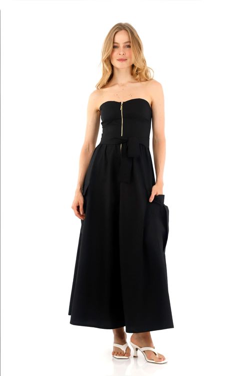 Vestido Largo Tera Negro