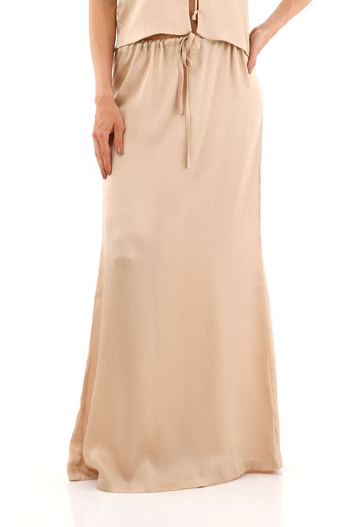 Falda Larga Brigitte Beige