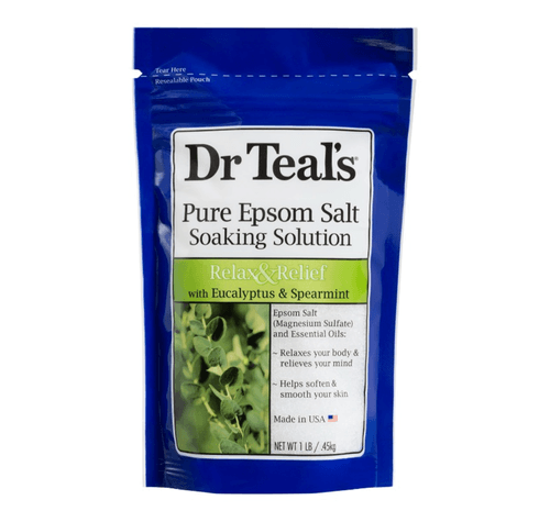 Dr. Teals Sal de Epsom Eucalipto Menta 1lb.