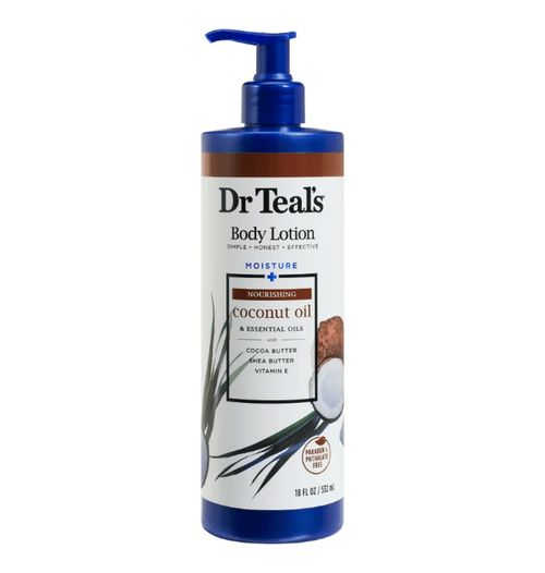 Dr. Teals Crema Corporal Coconut Oil 18oz