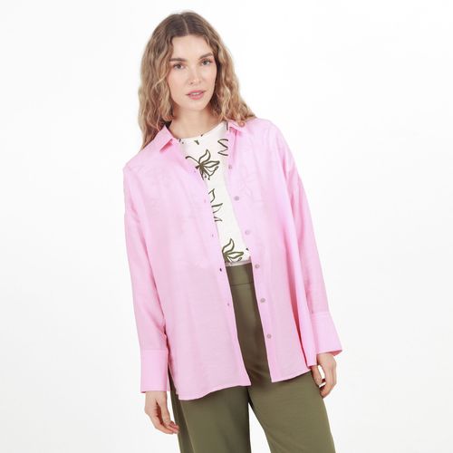 Camisa Cuello Camisero Manga Larga