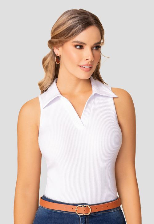Blusa Mujer Blanco Mp 108314