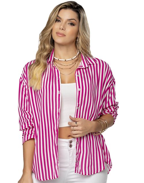 Camisa Mujer Rojo Mp 8369