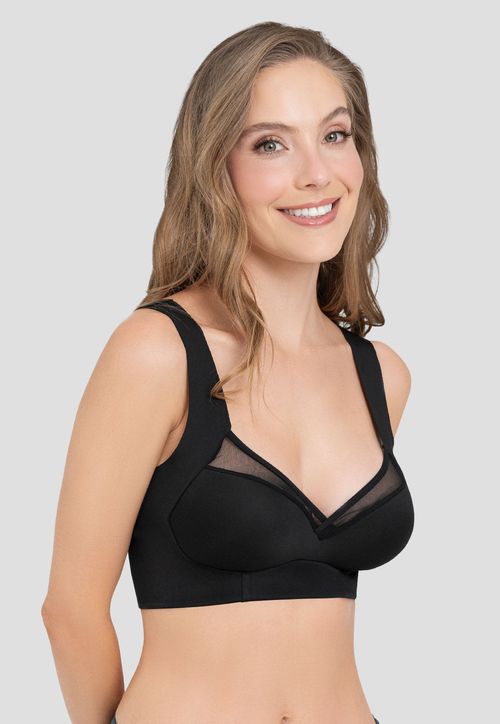 Brasier Mujer Negro Fi 104686