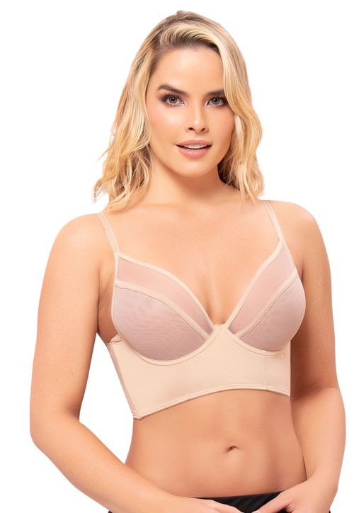 Bustier Mujer Beige FI 92886