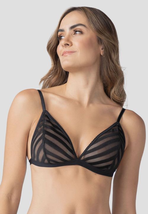 Bralette Mujer Negro Fi 2024