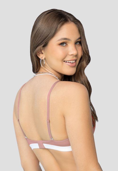 Brasier Mujer Rosa Polvo Fi 89308