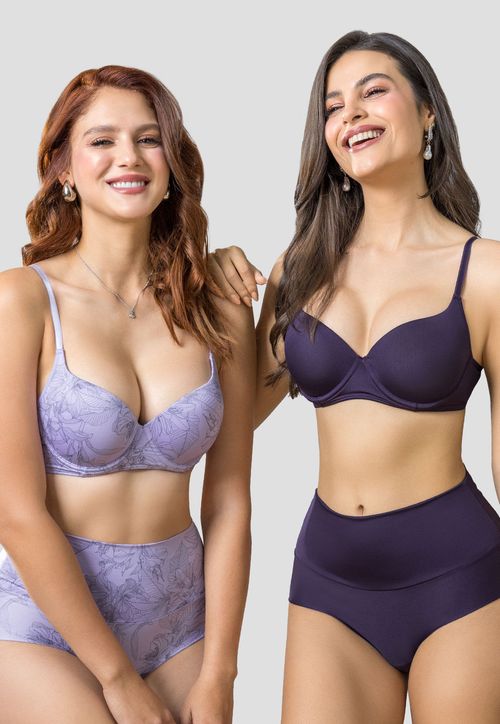 Brasier Paq X2 Mujer Bicolor Fi 105911
