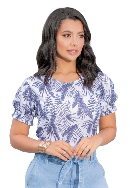 Blusa Mujer Azul Mp 860