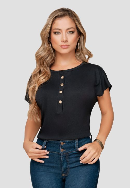 Blusa Mujer Negro Mp 103990