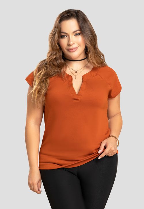 Blusa Mujer Naranja Mp 104190