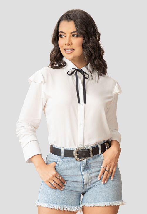 Camisa Mujer Crudo Mp 107483