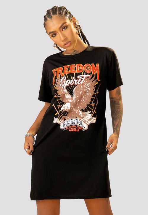 Blusón Mujer Negro Mp 107778