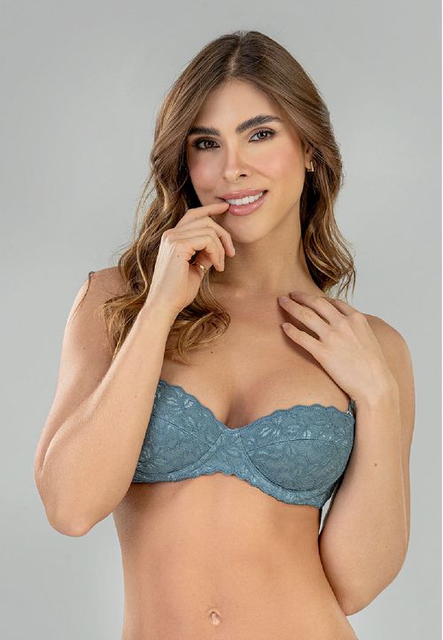 Brasier Mujer Azul Acero FI 96900