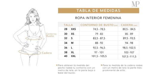 Brasier Adulto Marfil FI 41241