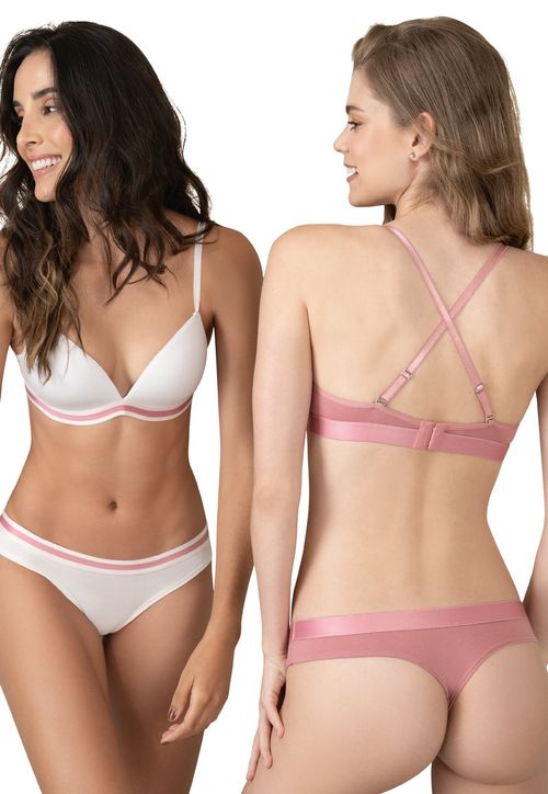 Brasier Paq X2 Para Mujer Multicolor FI