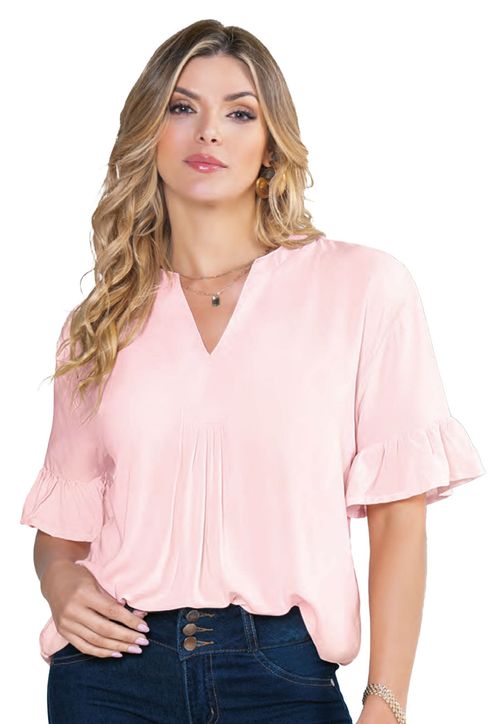 Blusa Mujer Rosa Mp 16862