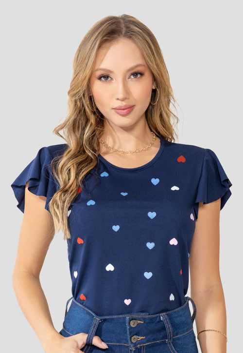 Blusa Mujer Azul Mp 100207