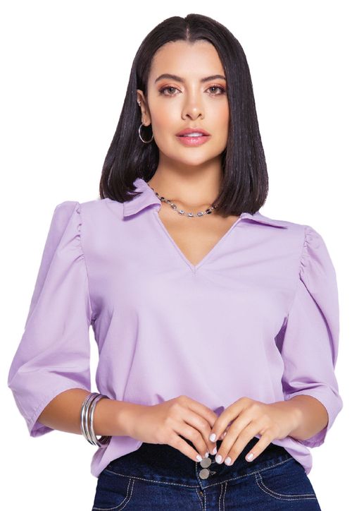 Blusa Mujer Lila Mp 16914